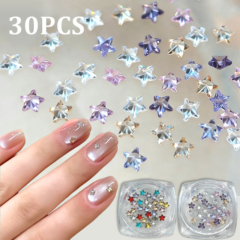 Nail Art Valentines Day - 30 szt. Mini Ozdoby do Paznokci