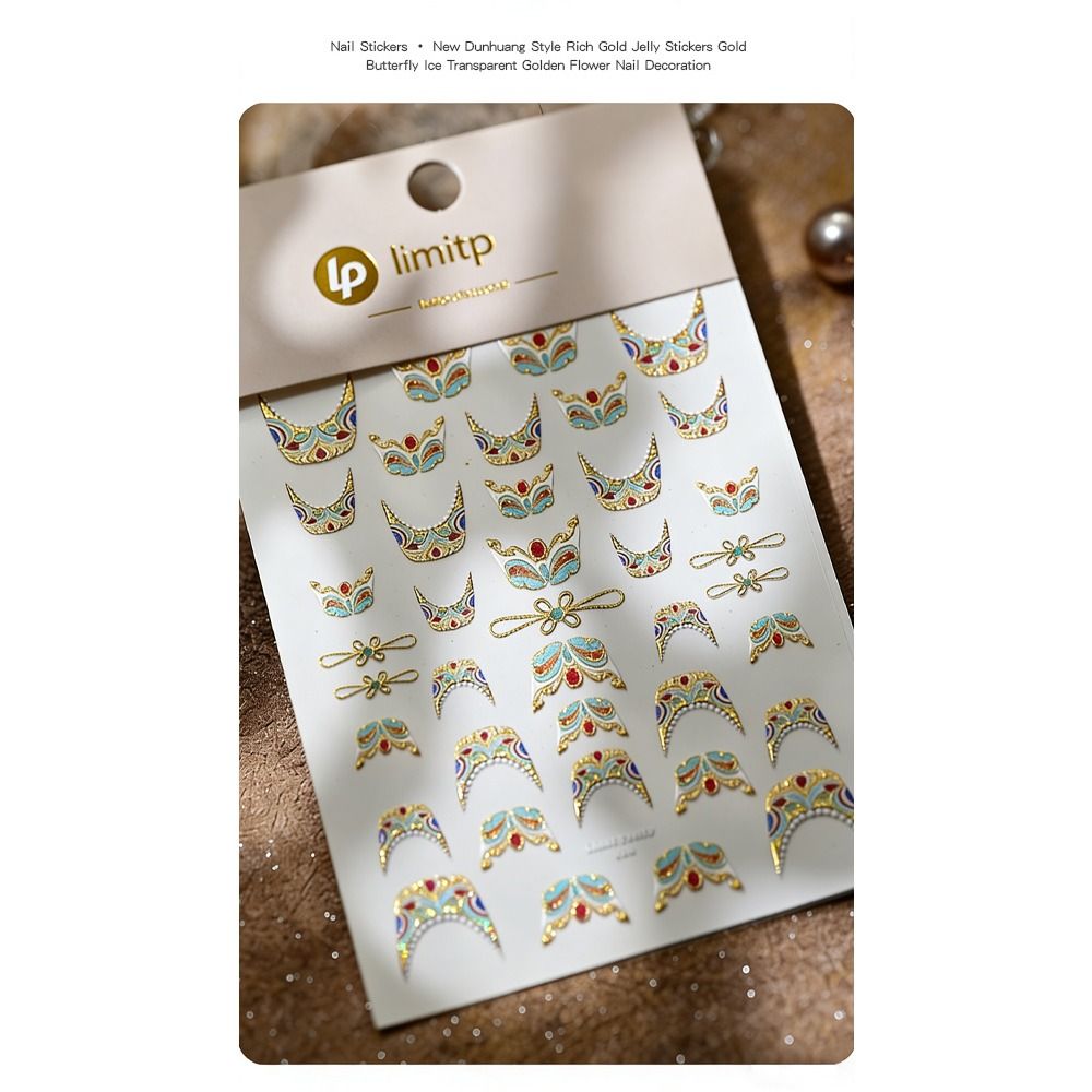 Nail Art Elegant - Luksusowe naklejki na paznokcie 5D imitujące