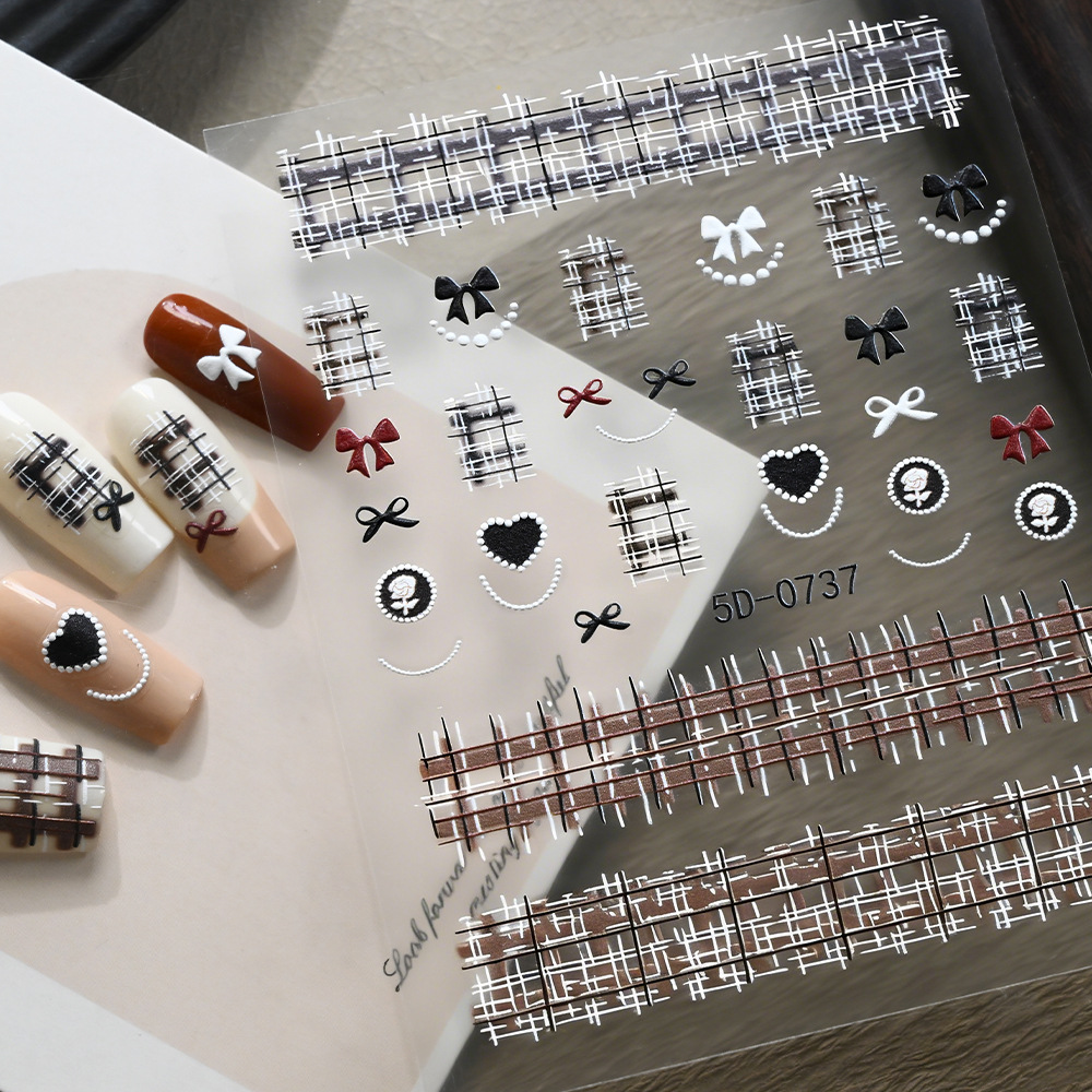 Nail Art Elegant - 1 szt. Muillard Aesthetic 5D Wytłoczona