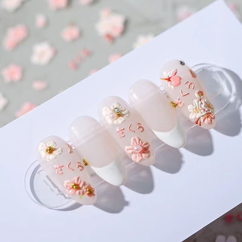 Nail Art Viral - Naklejki na paznokcie z motywem kwiatów