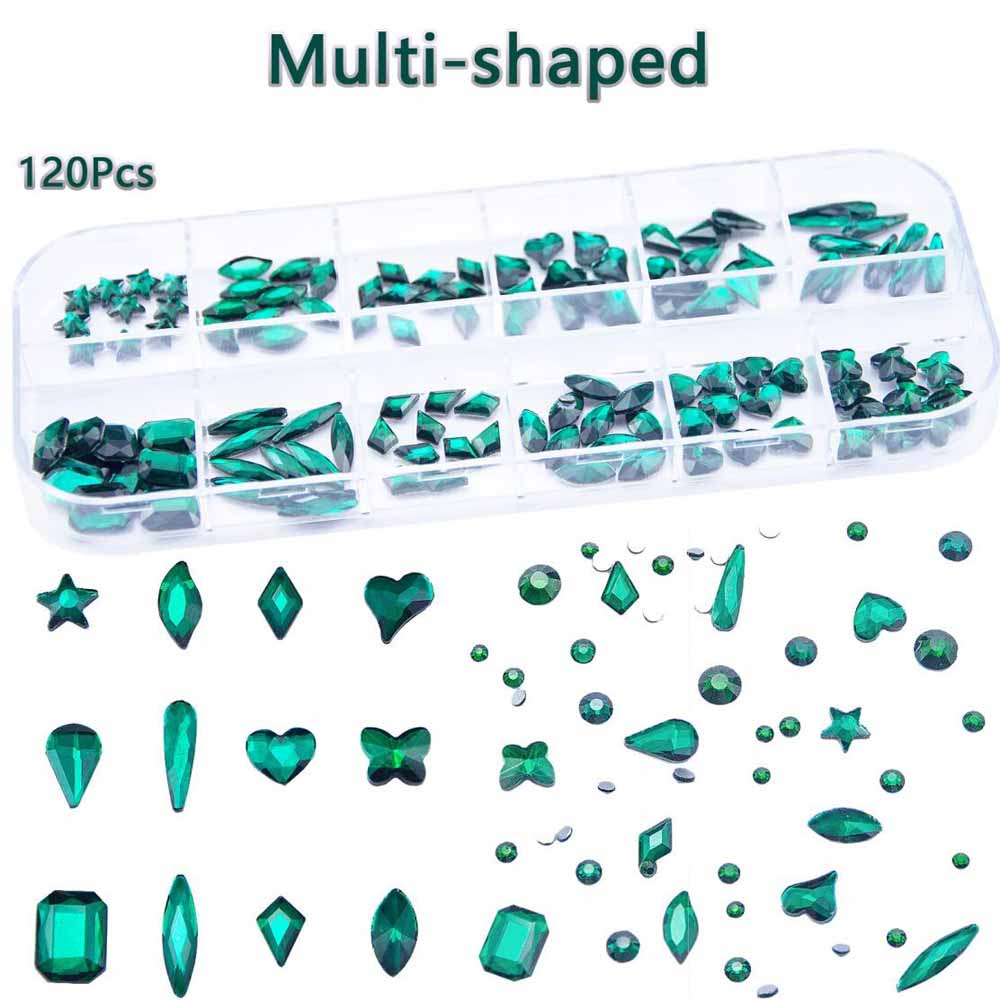 2 Pudełka Szmaragdowozielonych – Nail Art Emerald Green recenzja i cena