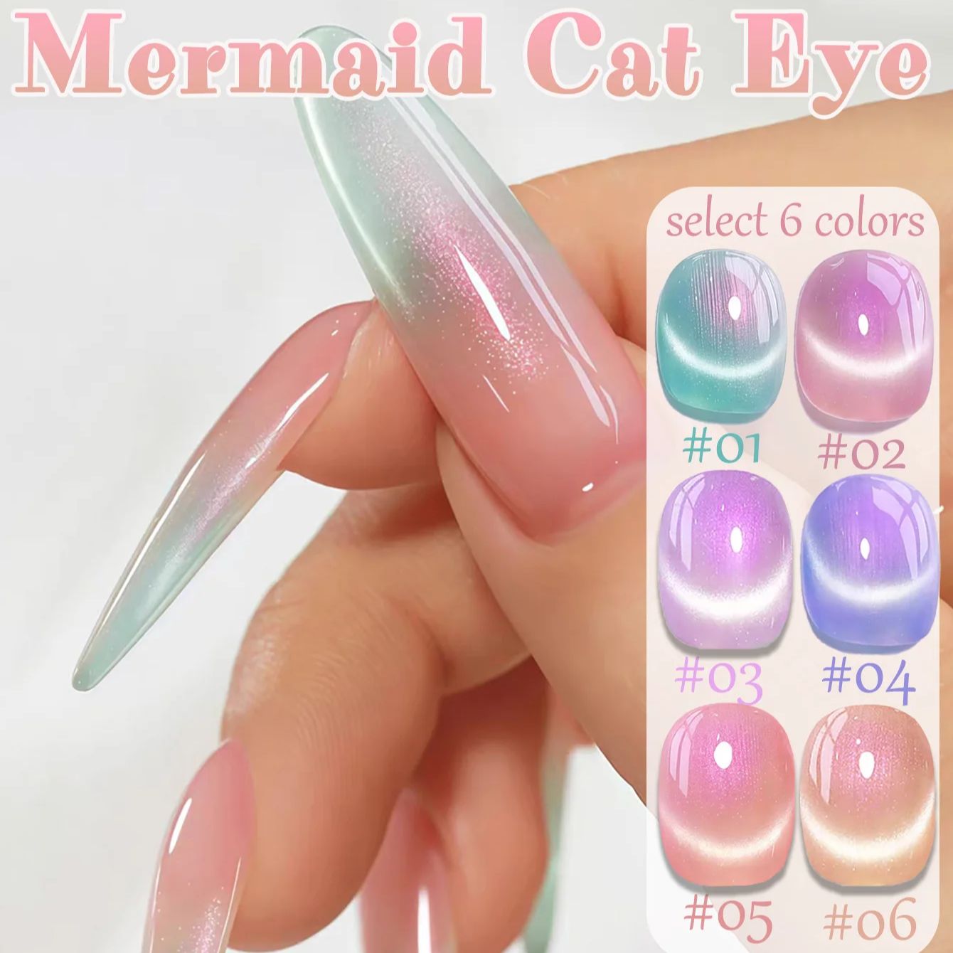 1 szt. ZH Letni Uroczy Lakier  – Nail Art Cat Eye Pink recenzja i cena