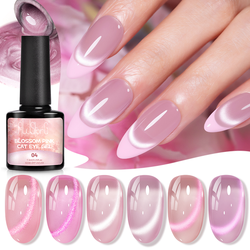 AWStorG 7.5ML Flash Pure Lust  – Nail Art Cat Eye Pink recenzja i cena