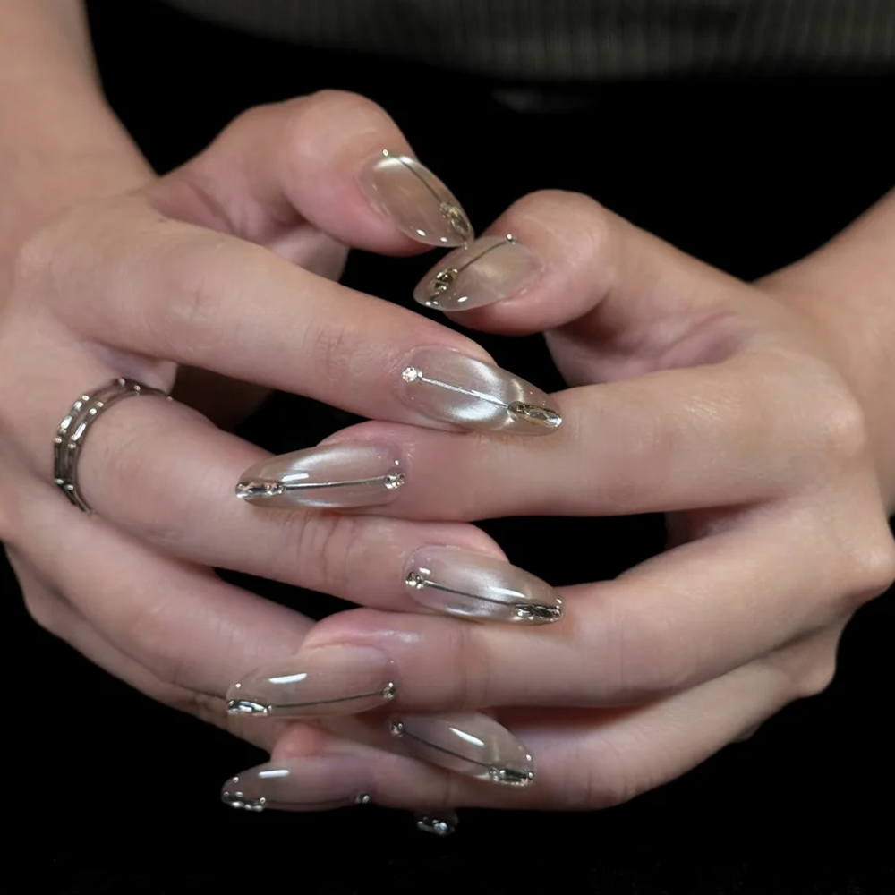 Magnes do paznokci 5D w kształ – Nail Art Cat Eye Pink recenzja i cena