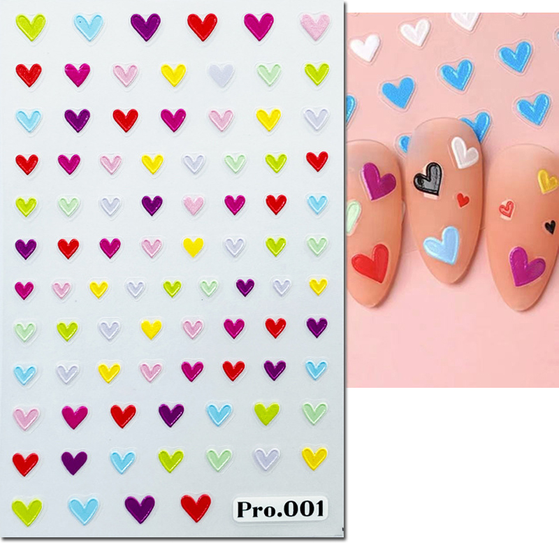 5d tłoczone naklejki artystycz – Nail Art Valentines Day recenzja i cena