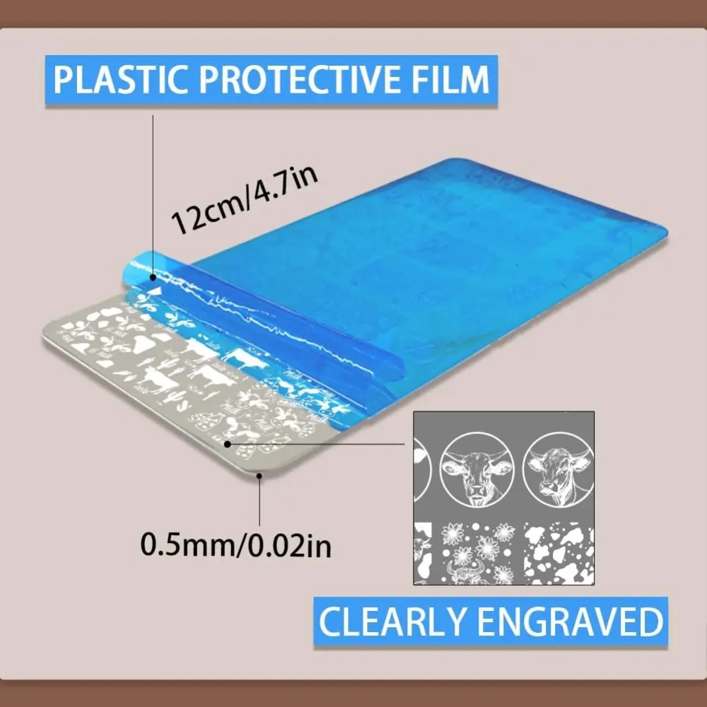 3 szt. Płytek do stemplowania  – Nail Stamping Plate recenzja i cena