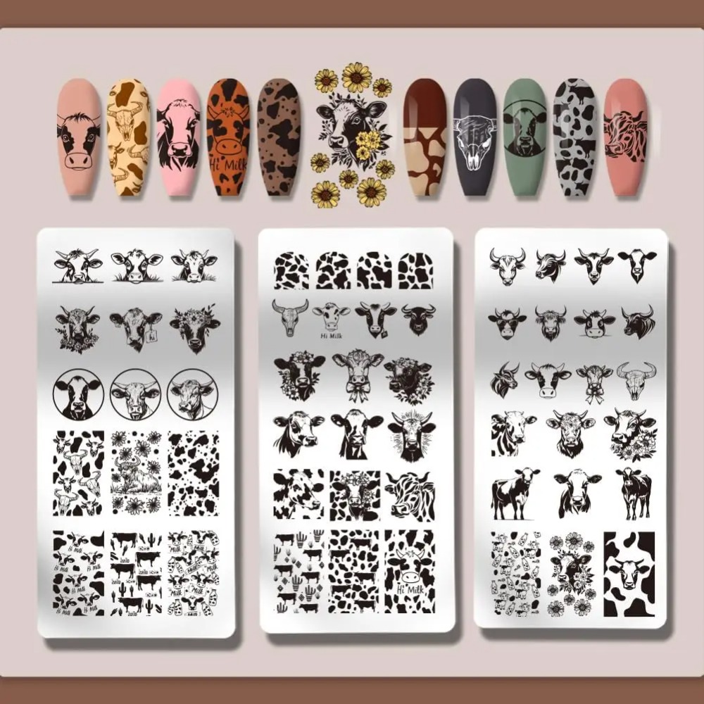 3 szt. Płytek do stemplowania  – Nail Stamping Plate recenzja i cena