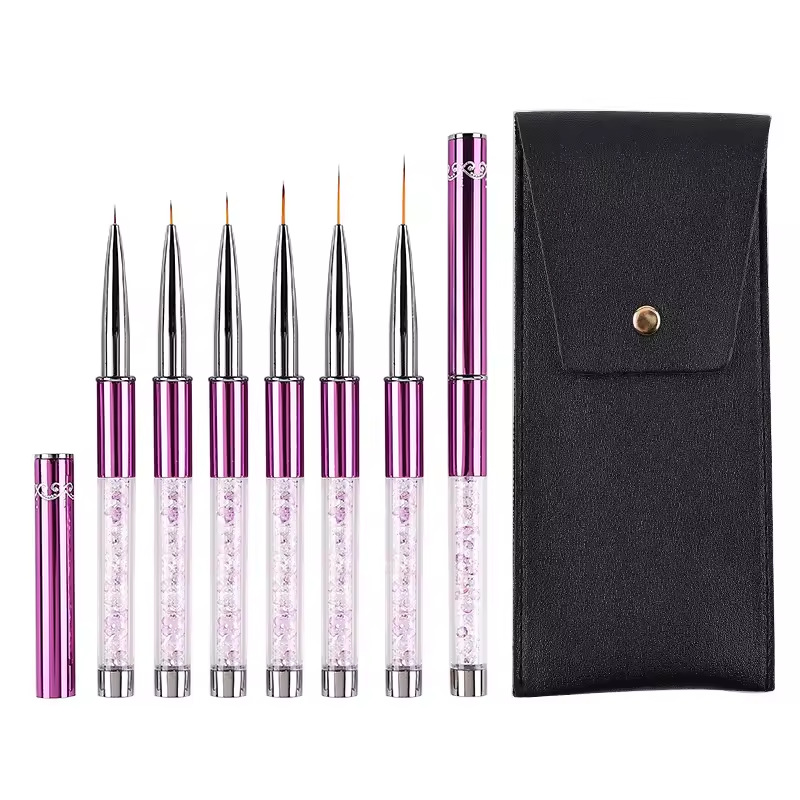6 sztuk/zestaw Akrylowe pędzel – Nail Art Brush Set recenzja i cena