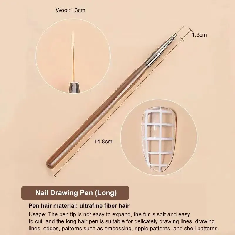 9-częściowy zestaw pędzli do z – Nail Art Brush Set recenzja i cena