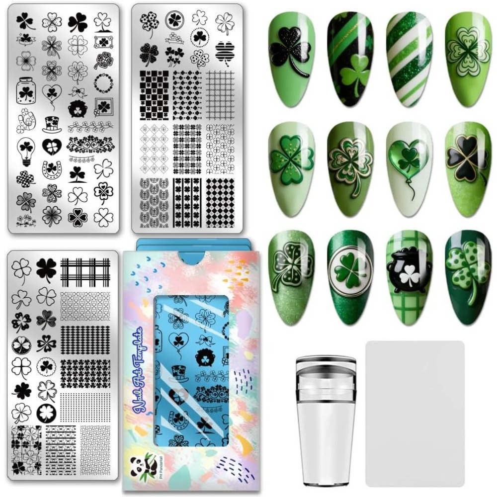 3 sztuki płyt do stemplowania  – Nail Stamping Plate recenzja i cena