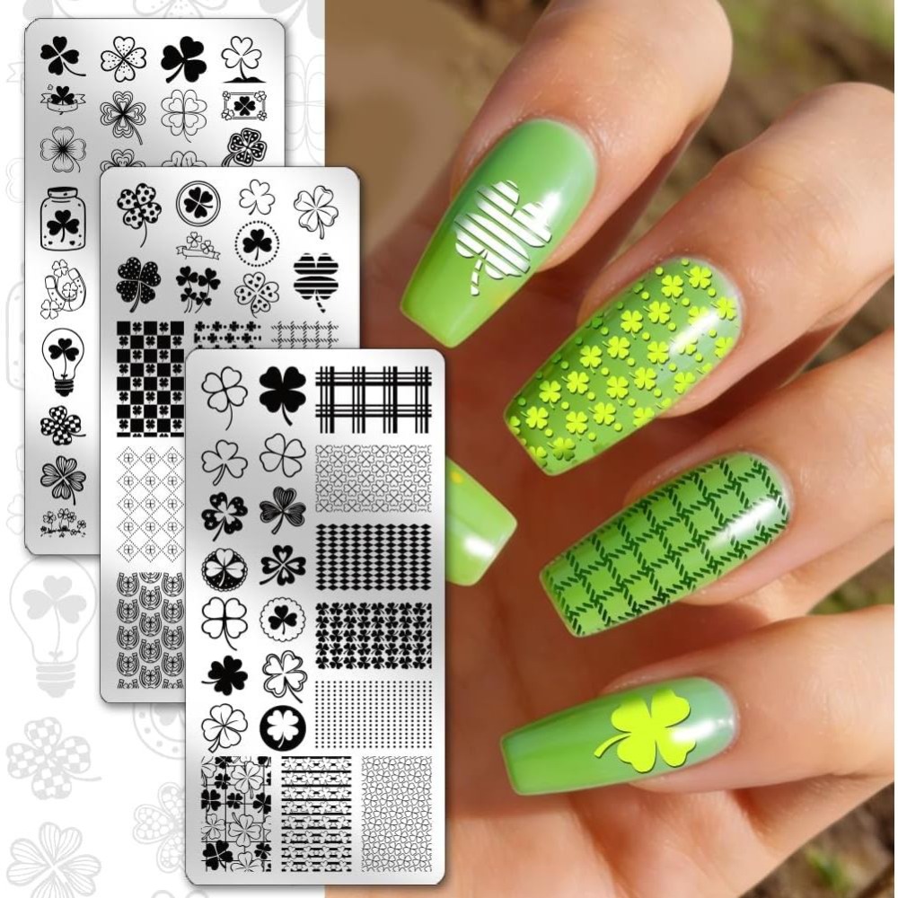 3 sztuki płyt do stemplowania  – Nail Stamping Plate recenzja i cena