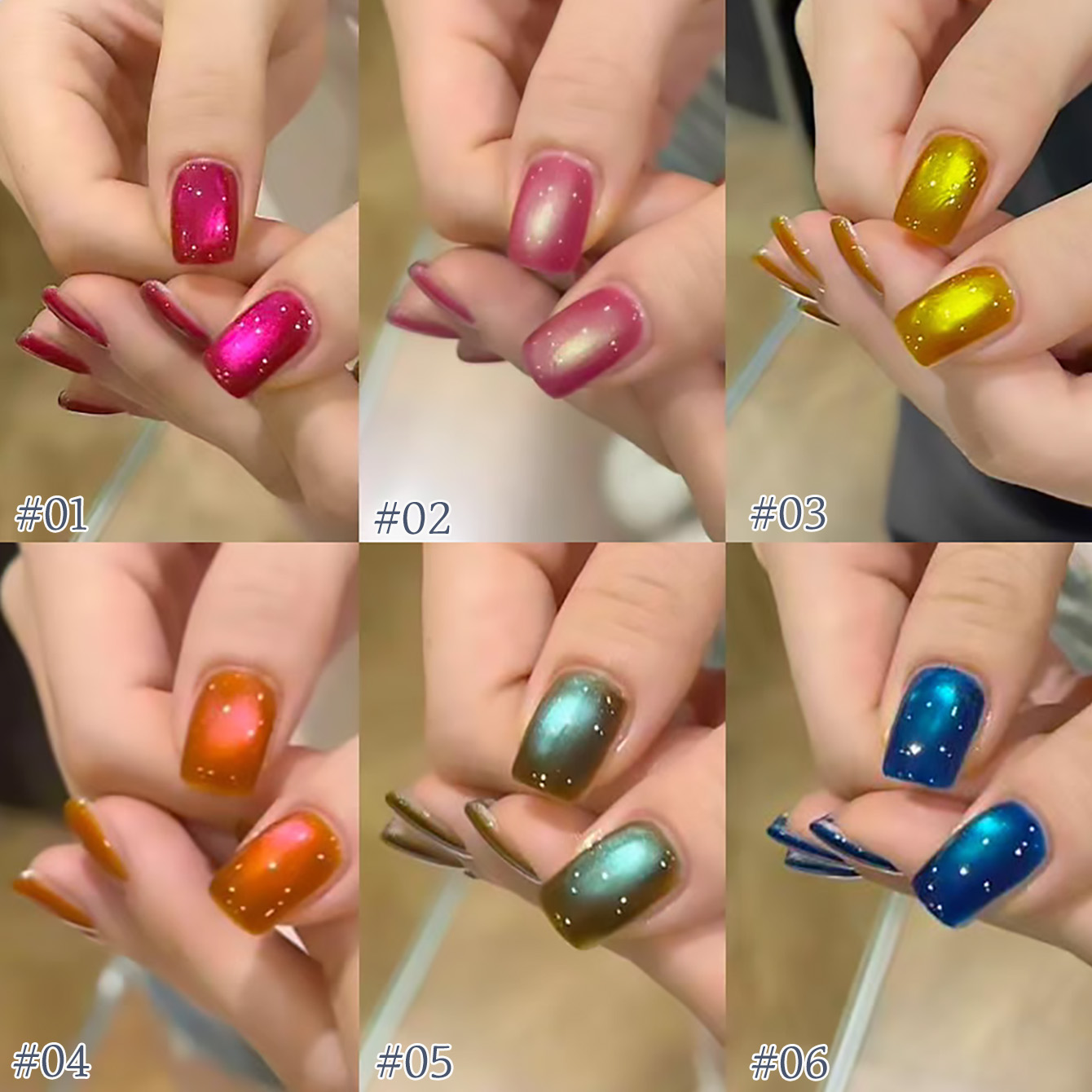 WS 1 szt. 2026 Nowy żel do paz – Nail Art Cat Eye Pink recenzja i cena