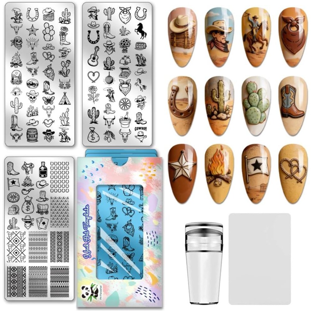 3 sztuki płytek do stempelowan – Nail Stamping Plate recenzja i cena