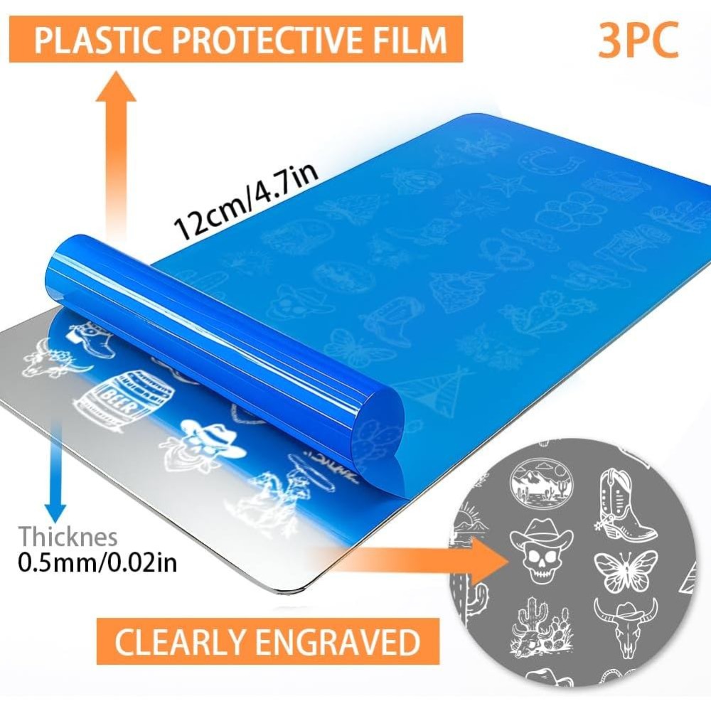 3 sztuki płytek do stempelowan – Nail Stamping Plate recenzja i cena