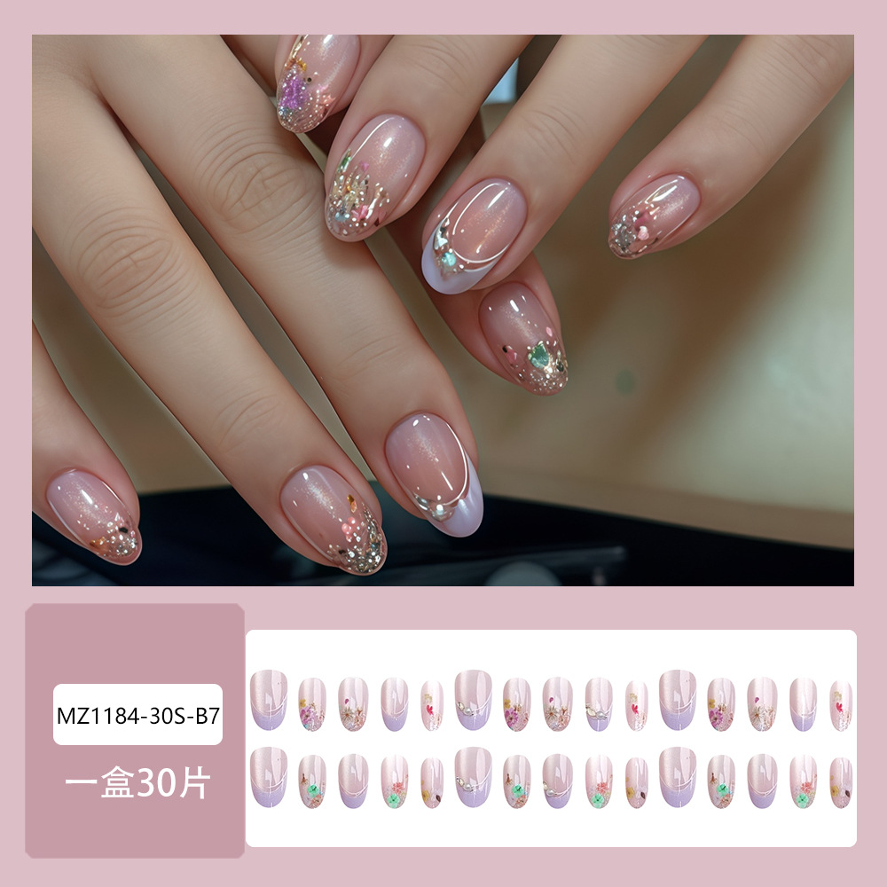 Sztuczne paznokcie akrylowe z  – Nail Art Cat Eye Pink recenzja i cena