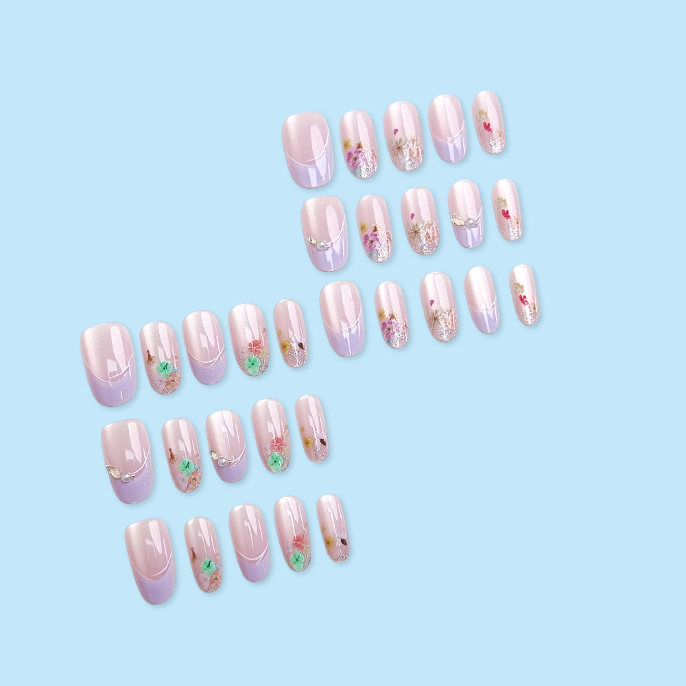 Sztuczne paznokcie akrylowe z  – Nail Art Cat Eye Pink recenzja i cena
