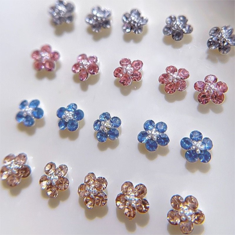 20 SZT. Mini Kwiatki Śliwy 3D, – Nail Art Zone recenzja i cena
