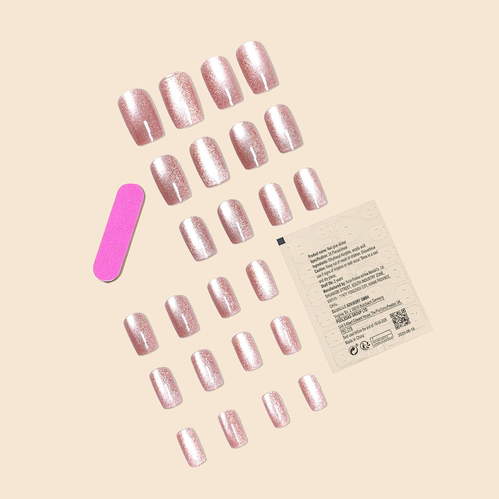 Trend w modzie Kobiety Dziewcz – Nail Art Cat Eye Pink recenzja i cena