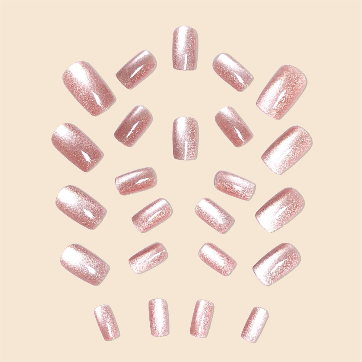 Trend w modzie Kobiety Dziewcz – Nail Art Cat Eye Pink recenzja i cena