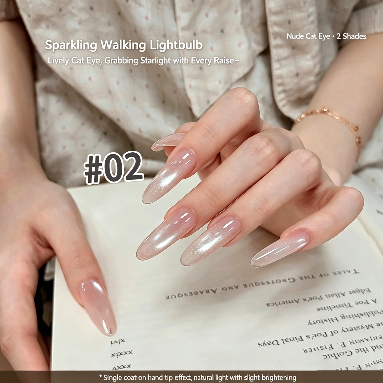 2-kolorowy przezroczysty różow – Nail Art Cat Eye Pink recenzja i cena