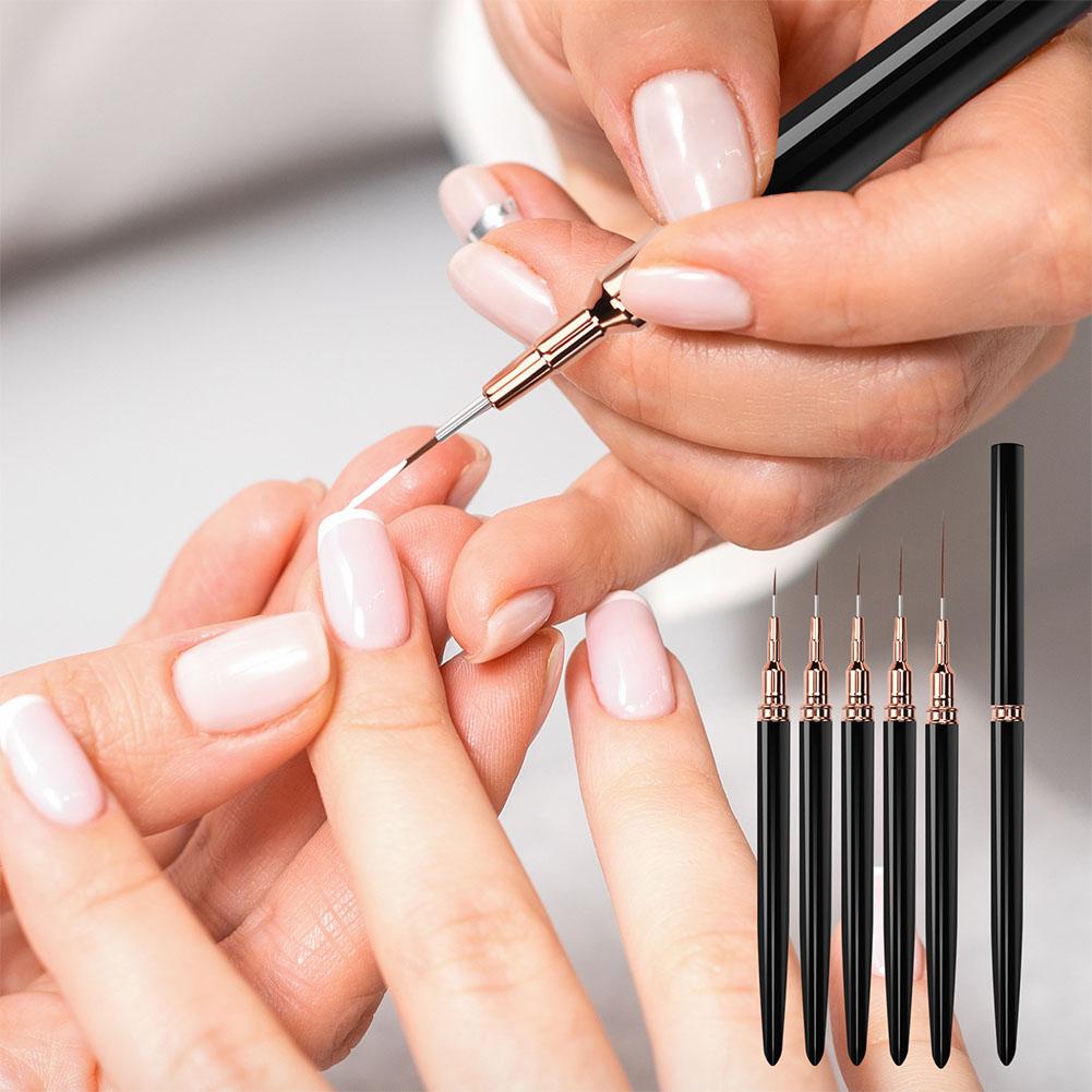 Zestaw 5 pędzli do zdobienia p – Nail Art Brush Set recenzja i cena