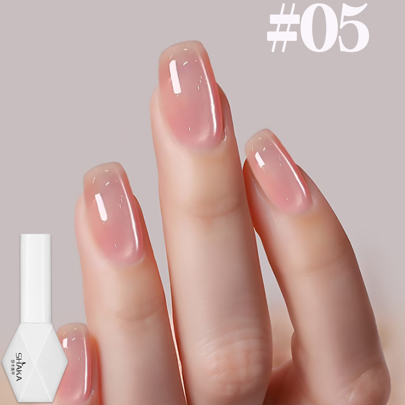 SHAKA 1-12 szt. Letni Popularn – Nail Art Cat Eye Pink recenzja i cena