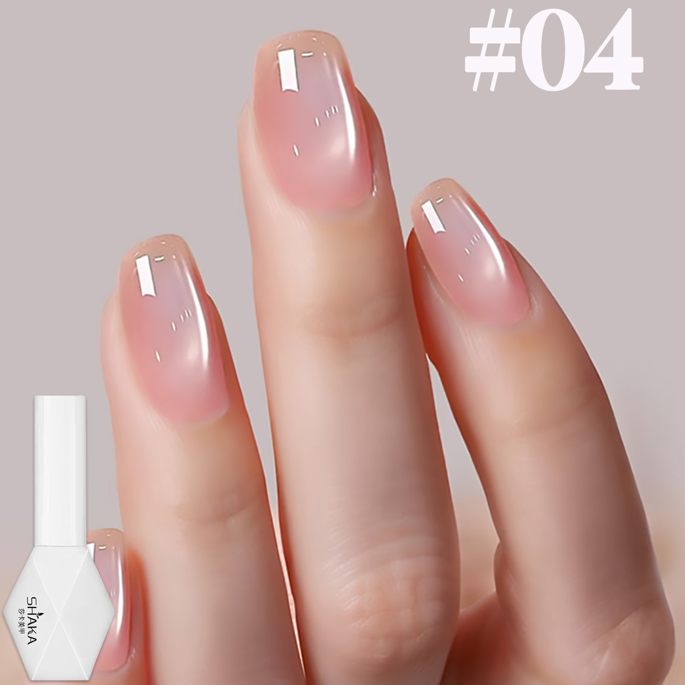 SHAKA 1-12 szt. Letni Popularn – Nail Art Cat Eye Pink recenzja i cena