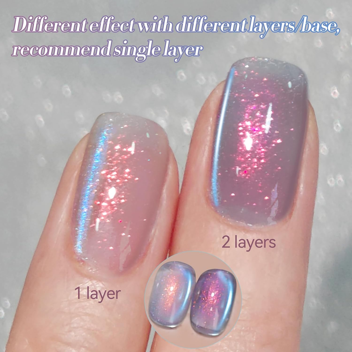 15 ml Aurora Pink Blue – magne – Nail Art Pink Cat Eye recenzja i cena