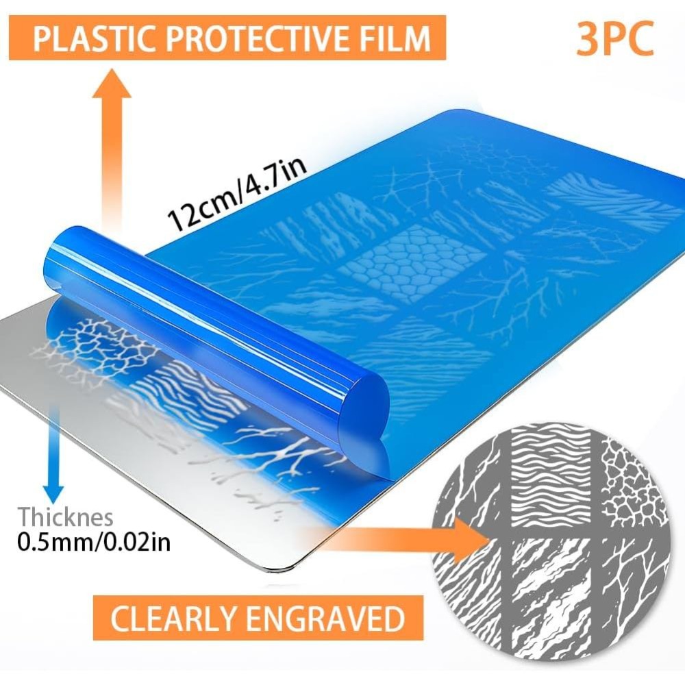 3 szt. płytek do stemplowania  – Nail Stamping Plate recenzja i cena