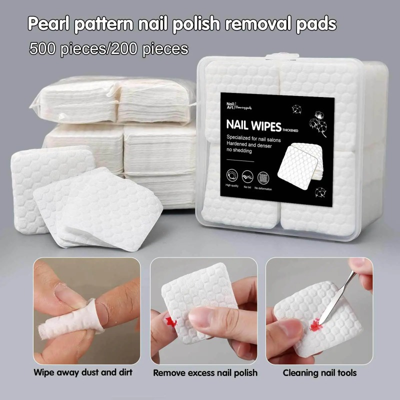 200/500 szt. bezpyłowych chust – Nail Art Remove recenzja i cena