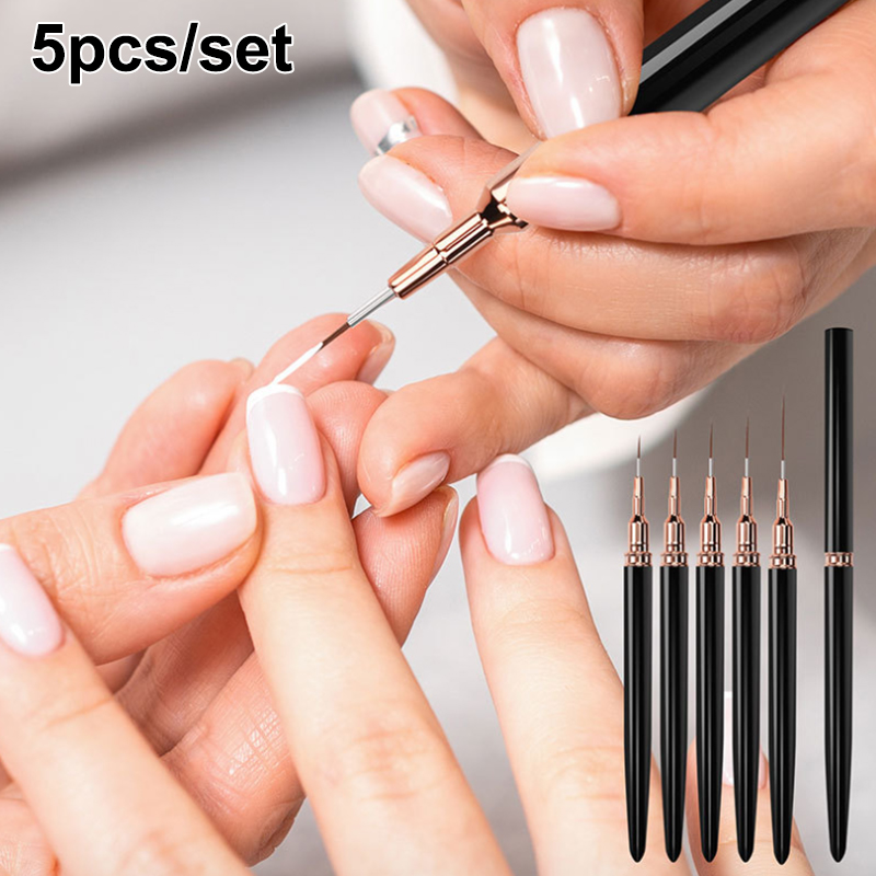 # 5 sztuk/zestaw Profesjonalne – Nail Art Brush Set recenzja i cena