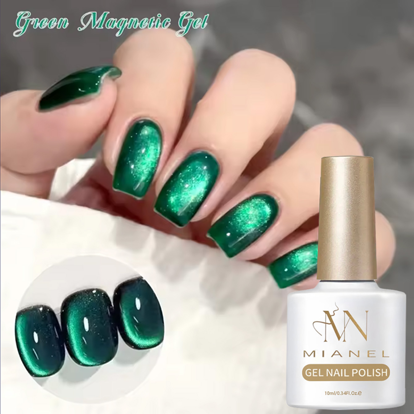 MAINEL 10ML 1 szt. Wysokiej sa – Nail Art Emerald Green recenzja i cena