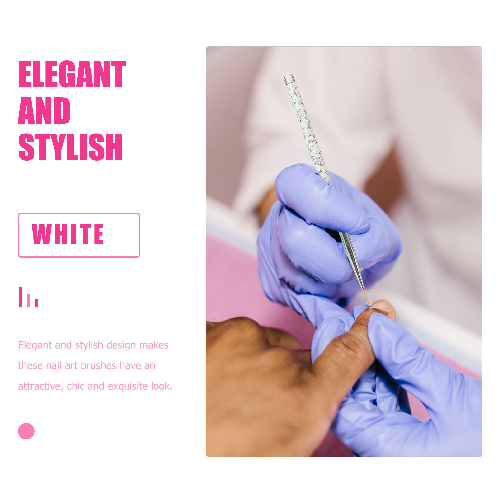 3 sztuki pędzelków do zdobieni – Nail Art Elegant recenzja i cena