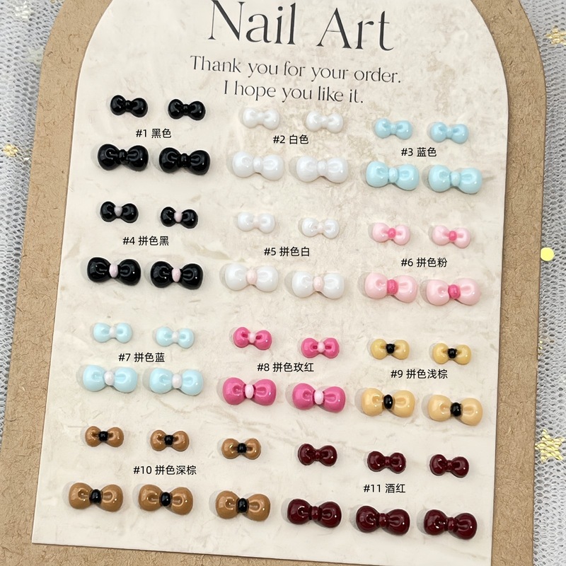 100 sztuk popularnych ozdób do – Nail Art Lotso recenzja i cena