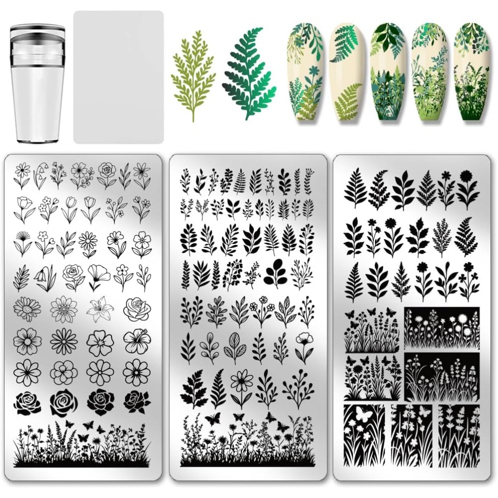 3 szt. Płytek do stemplowania  – Nail Stamping Plate recenzja i cena