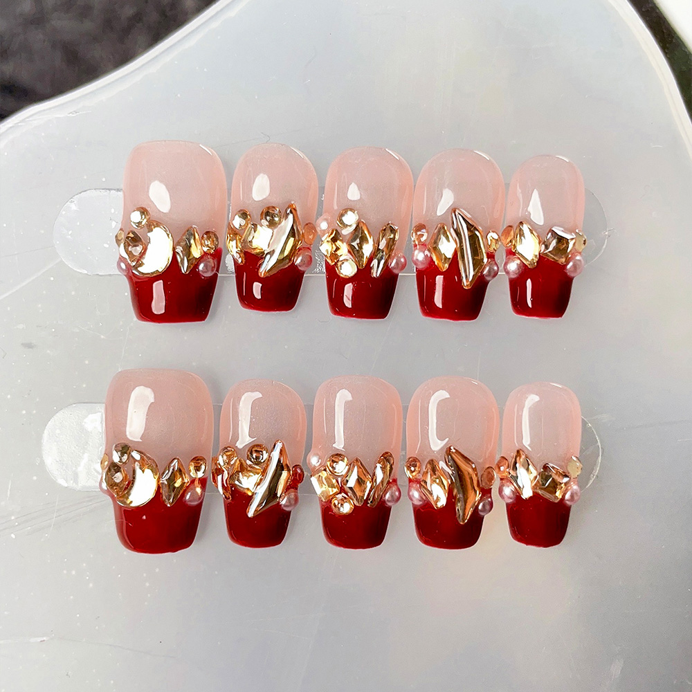 10 szt. Krótkie trapezowe ręcz – Nail Art Elegant recenzja i cena