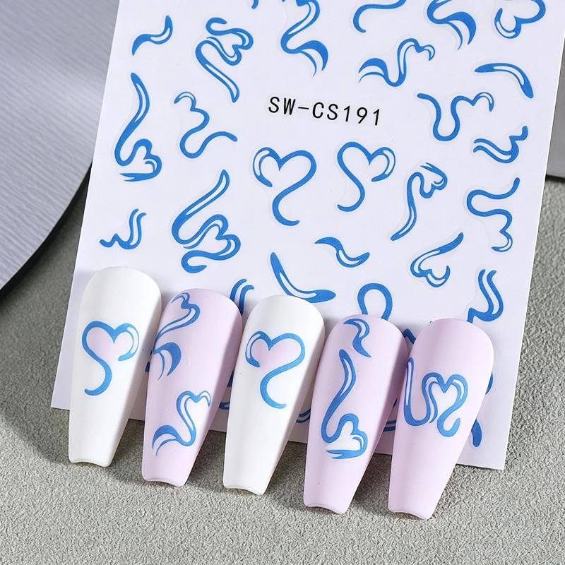 2 arkusze słodkich naklejek na – Nail Art Valentines Day recenzja i cena