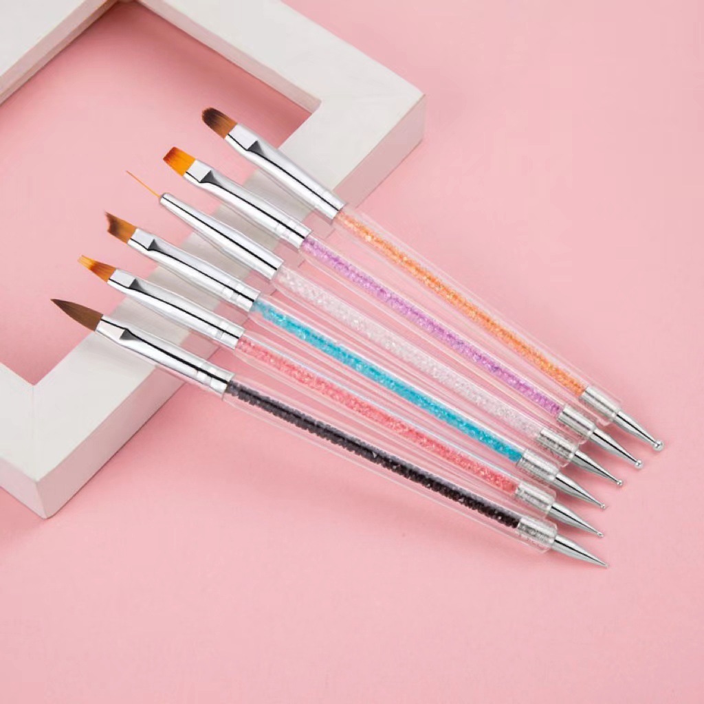 Zestaw dwustronnych pędzli do  – Nail Art Brush Set recenzja i cena