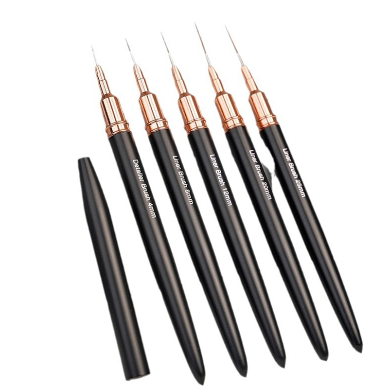 【K】5 szt./zestaw pędzli do zdo – Nail Art Brush Set recenzja i cena