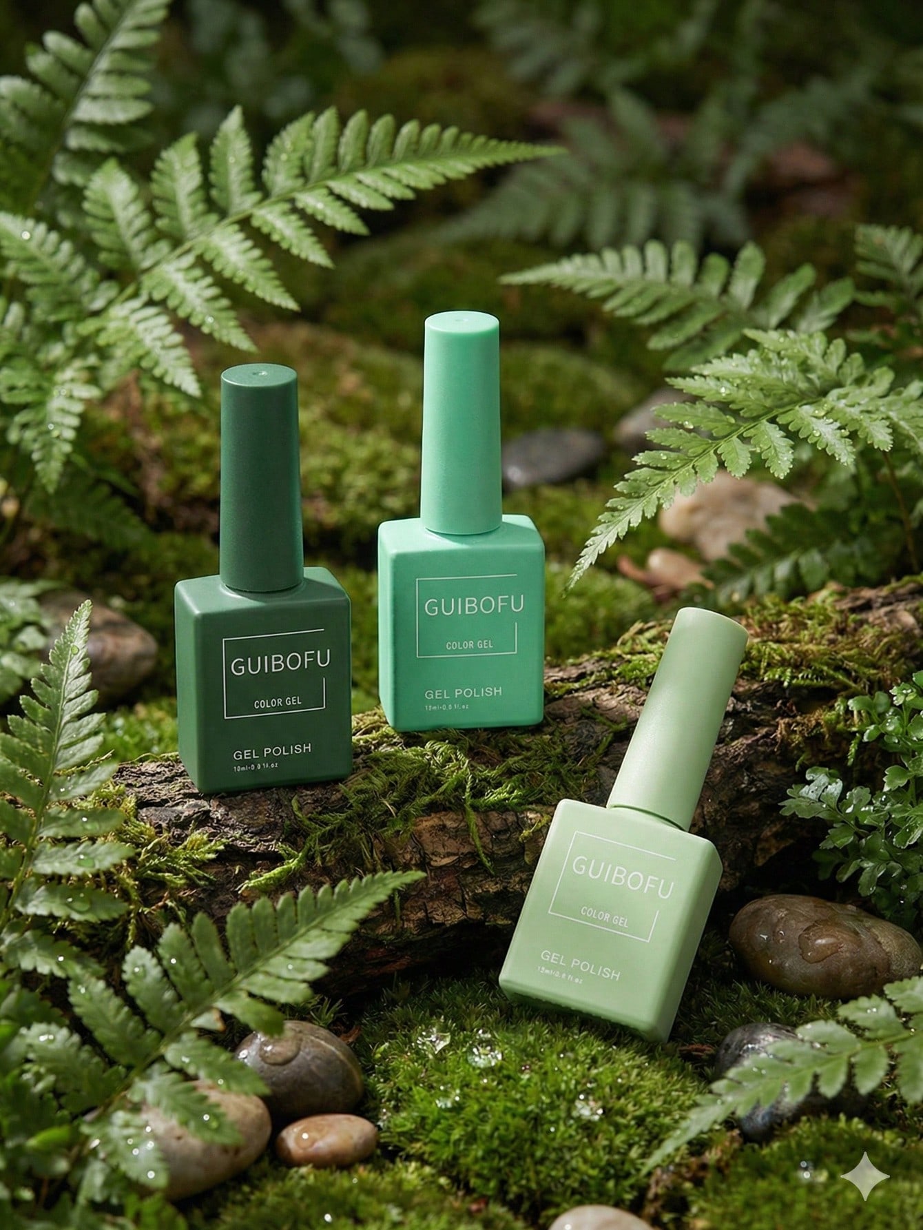 3 szt./zestaw 15ml Leśny Zielo – Nail Art Emerald Green recenzja i cena