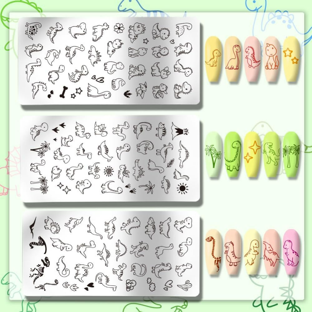3 szt. Płytek do stemplowania  – Nail Stamping Plate recenzja i cena