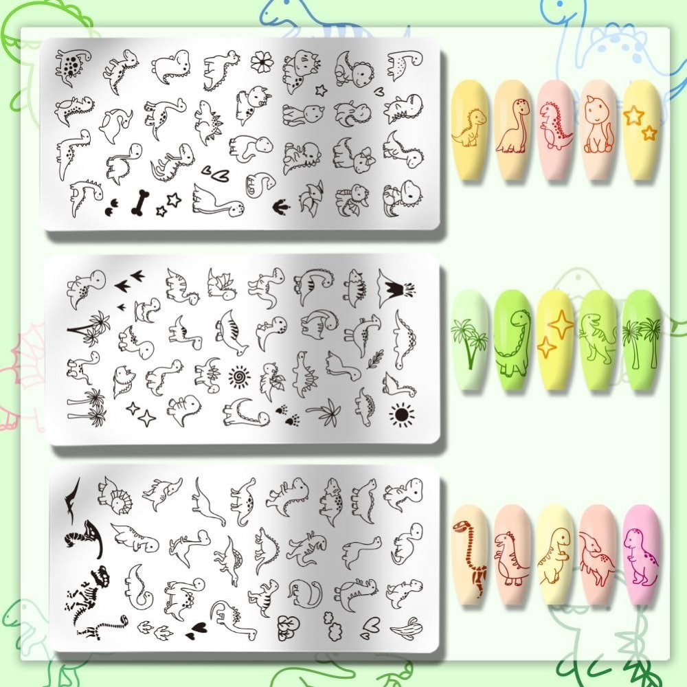 3 szt. Płytki do stemplowania  – Nail Stamping Plate recenzja i cena