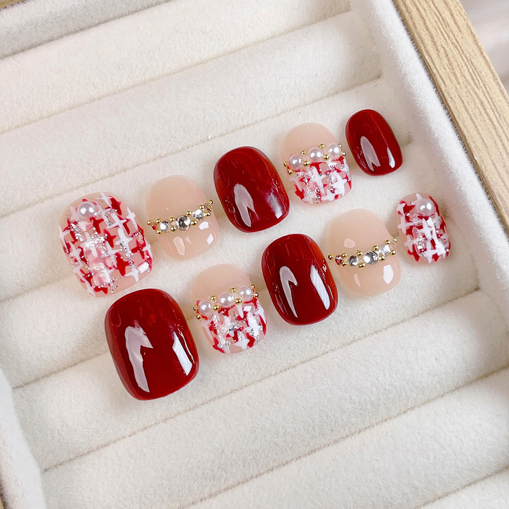 10 szt. Krótkie Kwadratowe Okr – Nail Art Elegant recenzja i cena