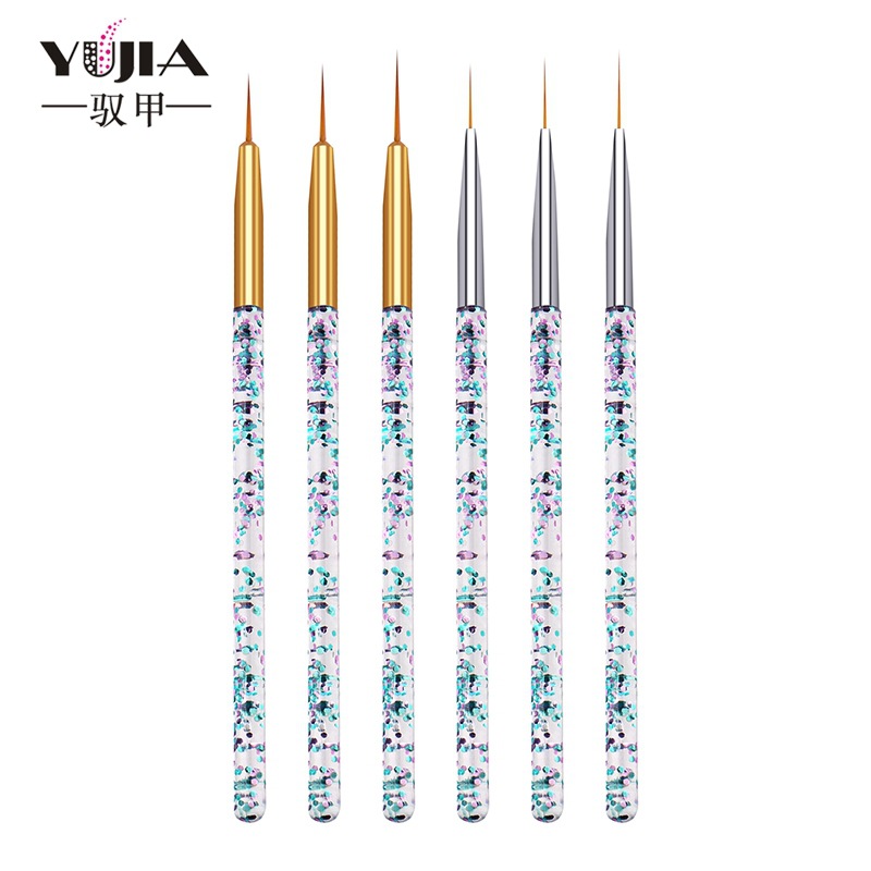 3 szt./zestaw Przezroczyste pę – Nail Art Brush Set recenzja i cena