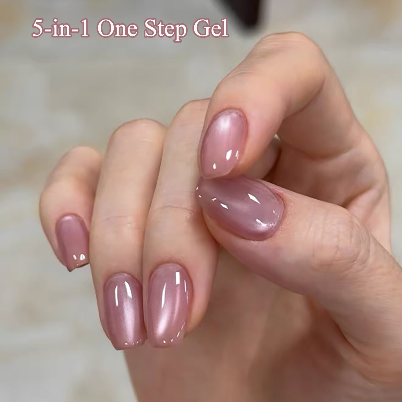SHAKA 1 szt. Letni Efekt Błysk – Nail Art Cat Eye Pink recenzja i cena