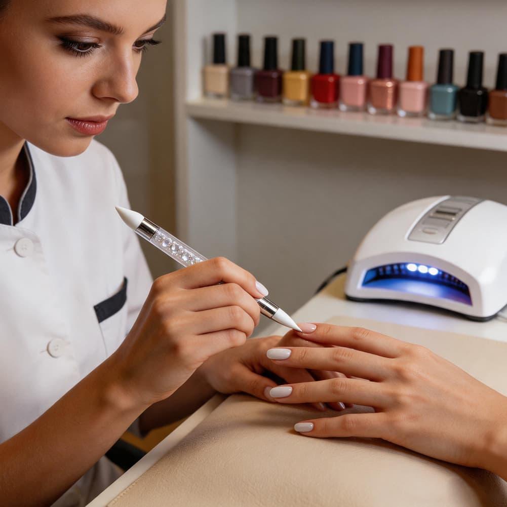 Dwustronny silikonowy pędzelek – Nail Art Brush Set recenzja i cena