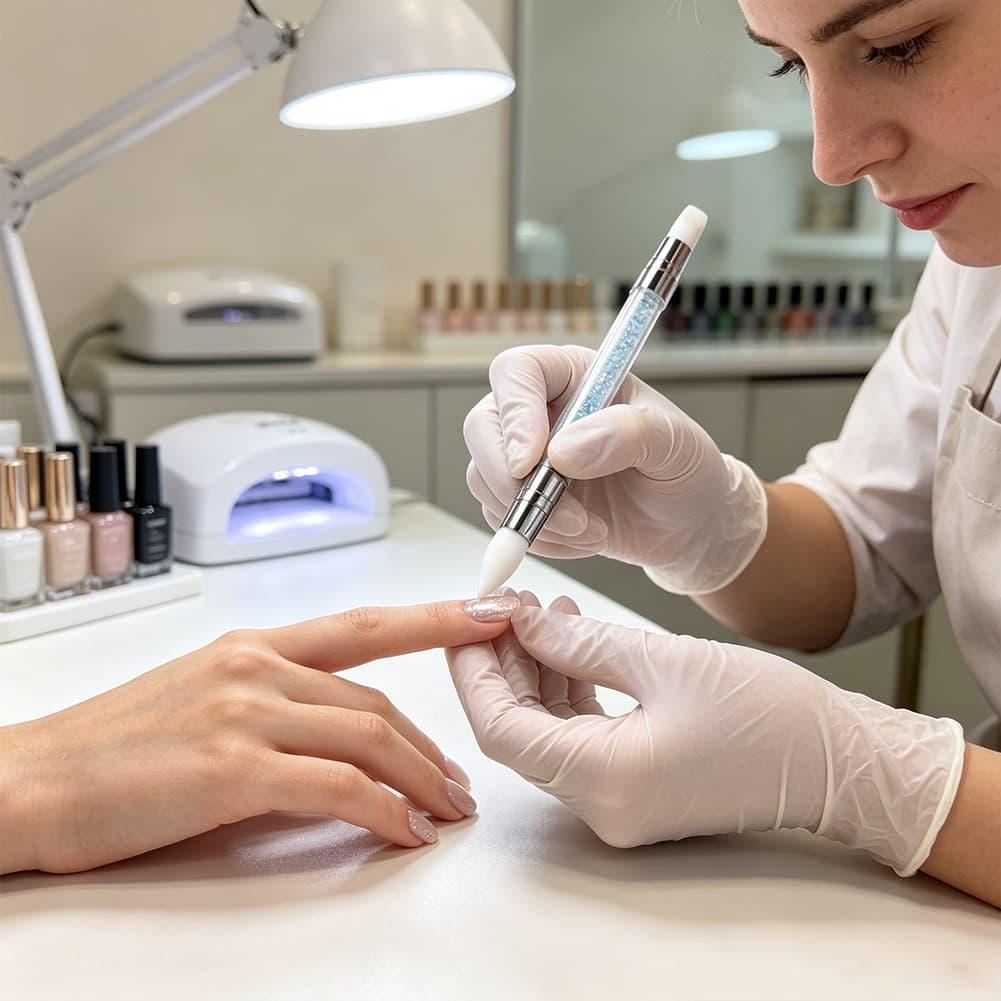 Dwustronny silikonowy pędzelek – Nail Art Brush Set recenzja i cena