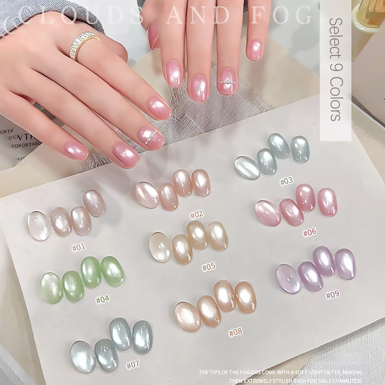 SHAKA 1 szt. Przezroczysty, pó – Nail Art Cat Eye Pink recenzja i cena